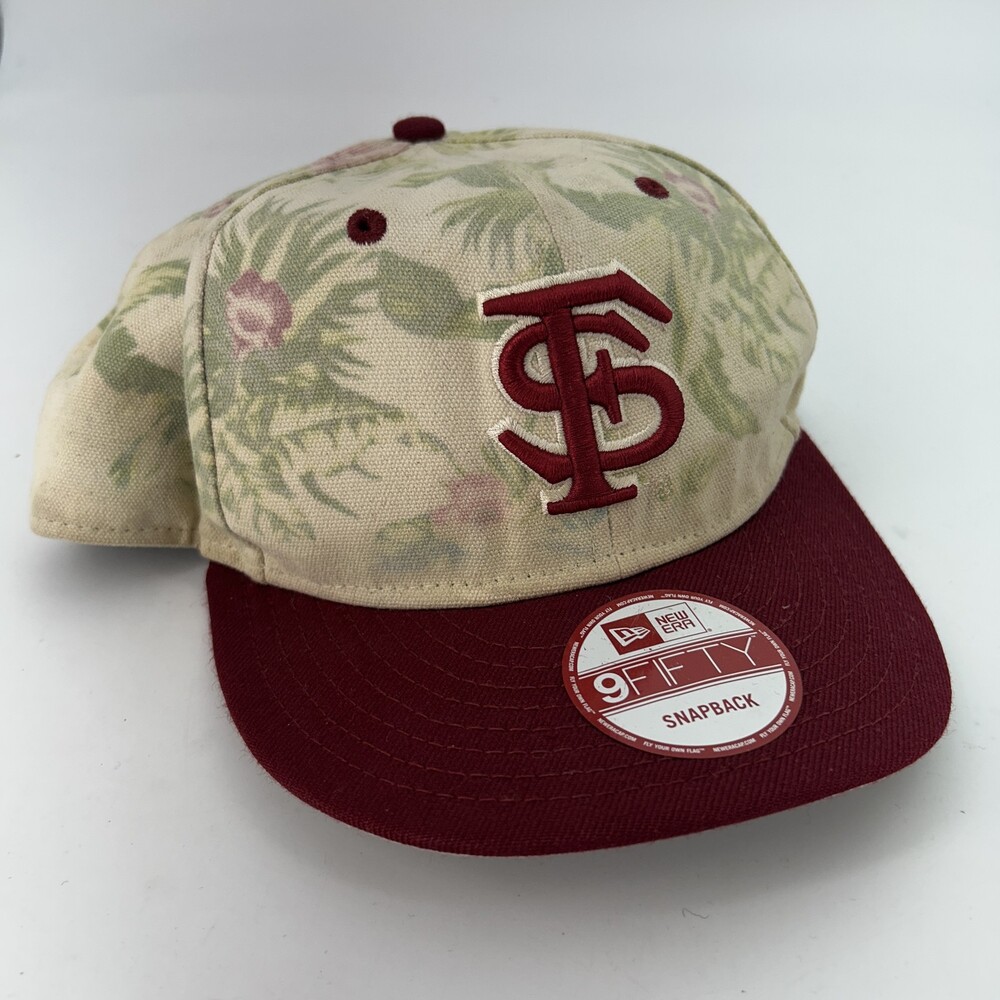 Florida State Seminoles Hat Cap Snap Back Floral NCAA Baseball New Era - Picture 11 of 12